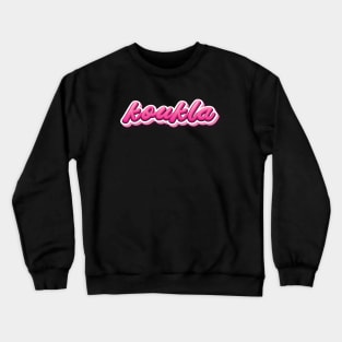 Koukla Greek Pink Crewneck Sweatshirt